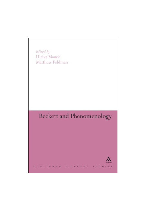 Beckett and phenomenology