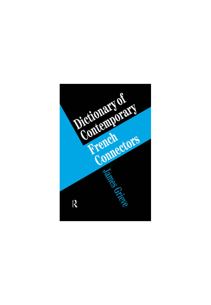 Dictionary of contemporary French connectors