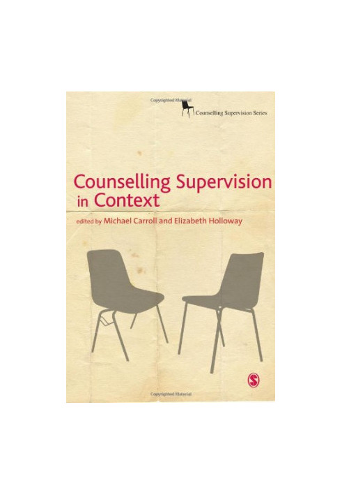 Counselling Supervision in Context