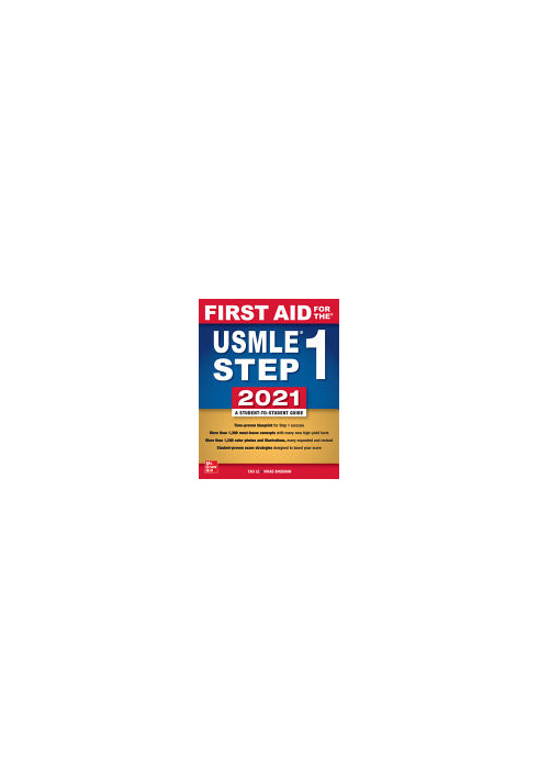 First Aid for the USMLE Step 1 2021, Thirty First Edition