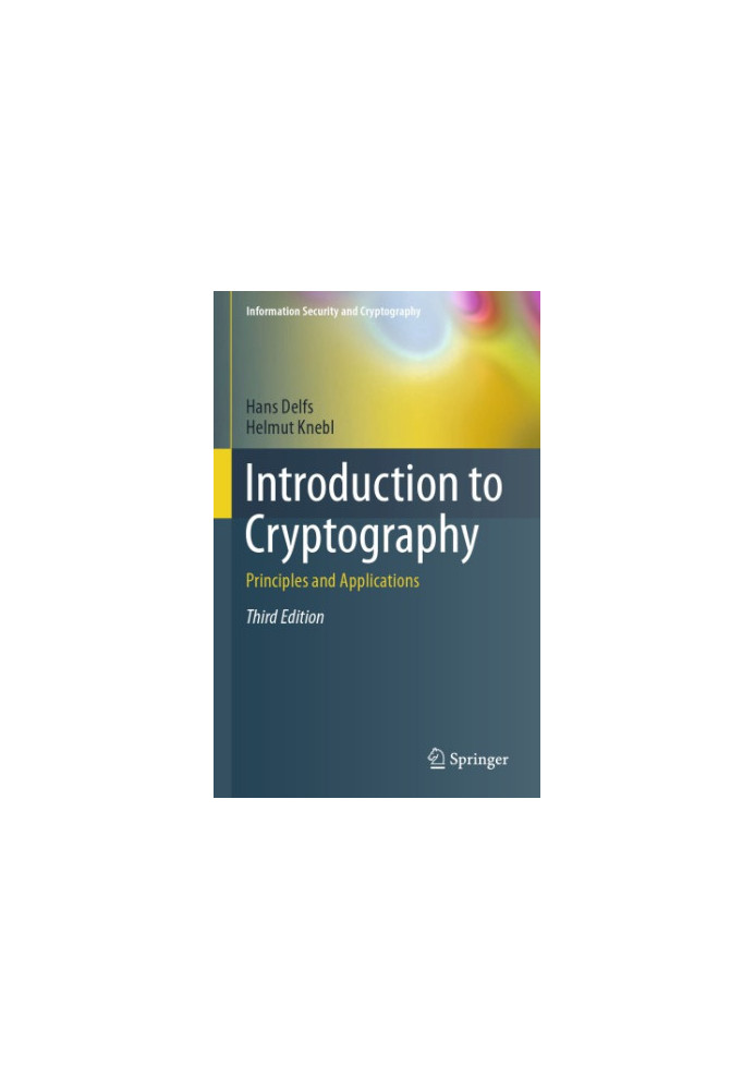 Introduction to cryptography: Principles and applications