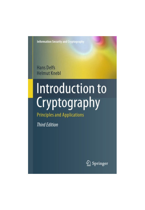 Introduction to cryptography: Principles and applications