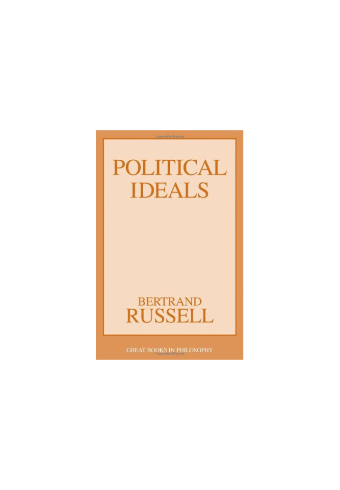 Political Ideals (Great Books in Philosophy)