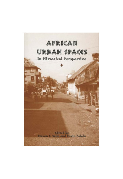 African Urban Spaces in Historical Perspective