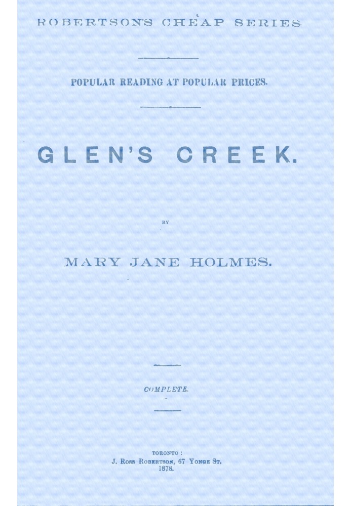 Glen's Creek