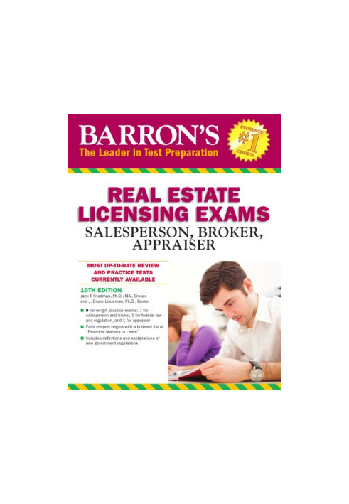 Barron's real estate licensing exams: salesperson, broker, appraiser