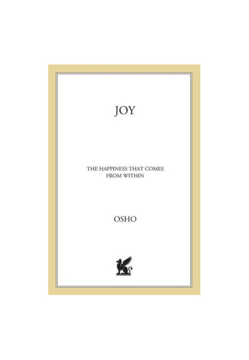 Joy: The Happiness That Comes from Within
