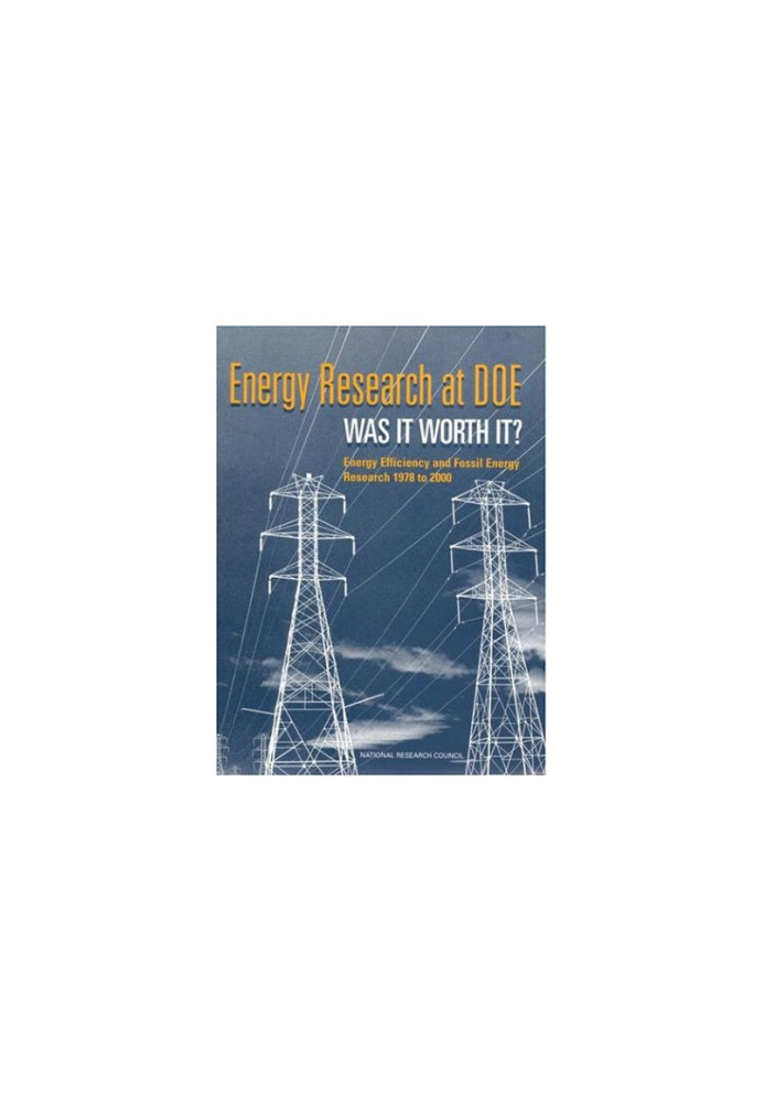 Energy Research at DOE: Was it Worth It? Energy Efficiency and Fossil Energy Research 1978 to 2000