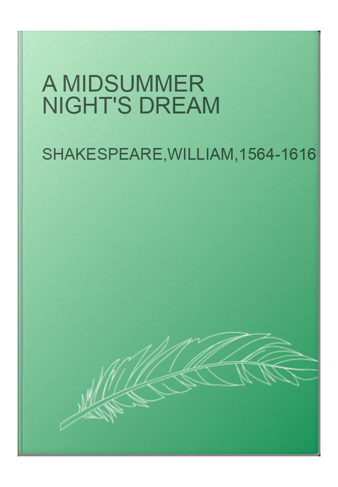 A Midsummer Night's Dream