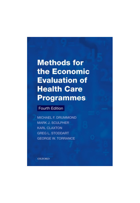 Methods for the economic evaluation of health care programmes