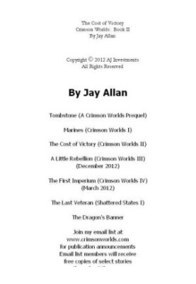 The Cost of Victory - Crimson Worlds 02