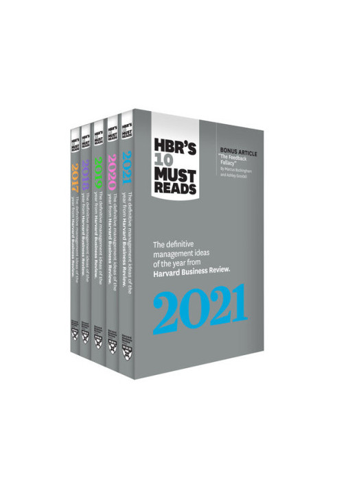 5 Years of Must Reads from HBR: 2021 Edition (5 Books)