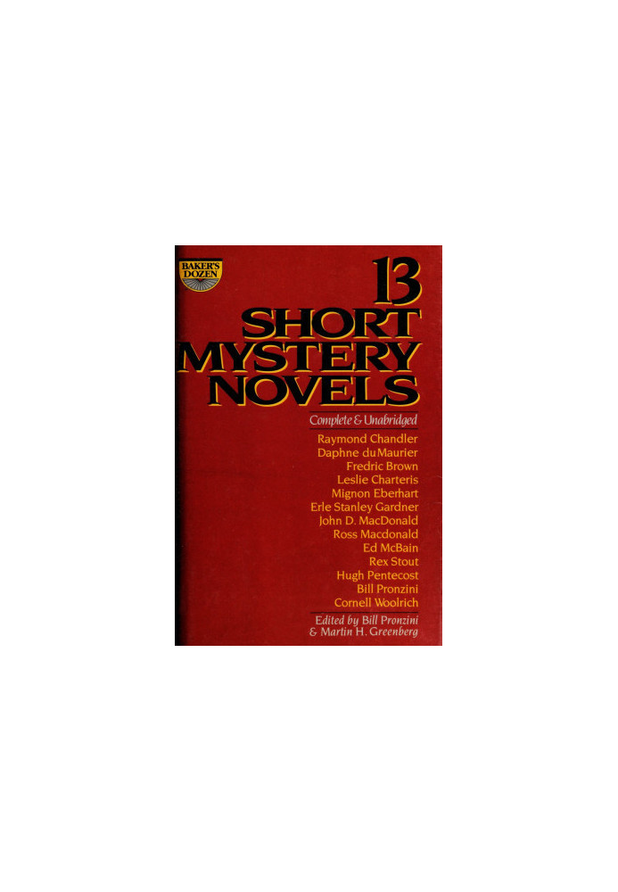 Baker's Dozen 13 Short Mystery Novels