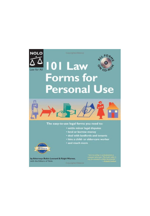 101 Law Forms for Personal Use, 5th Edition