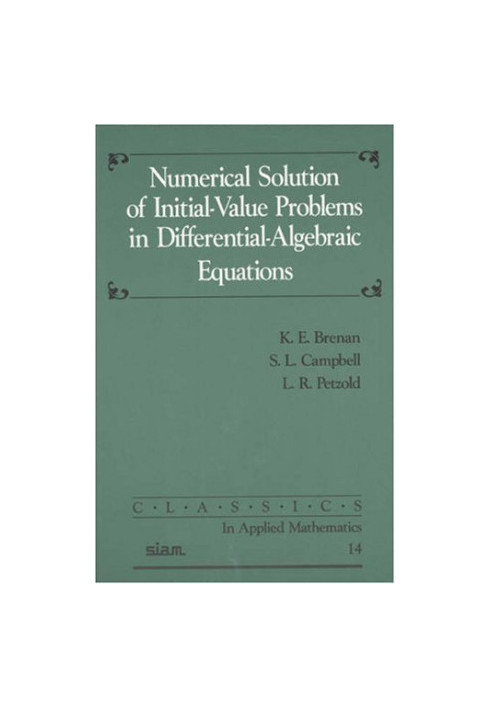 Numerical solution of initial-value problems in differential-algebraic equations