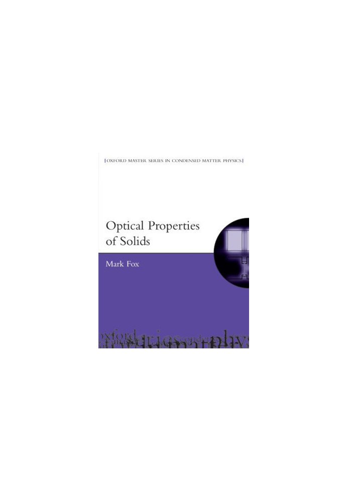 Optical properties of solids
