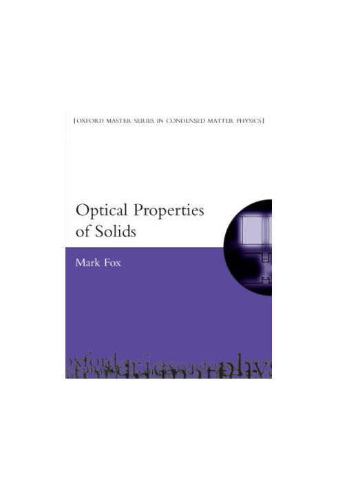 Optical properties of solids