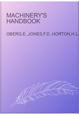 Machinery's Handbook