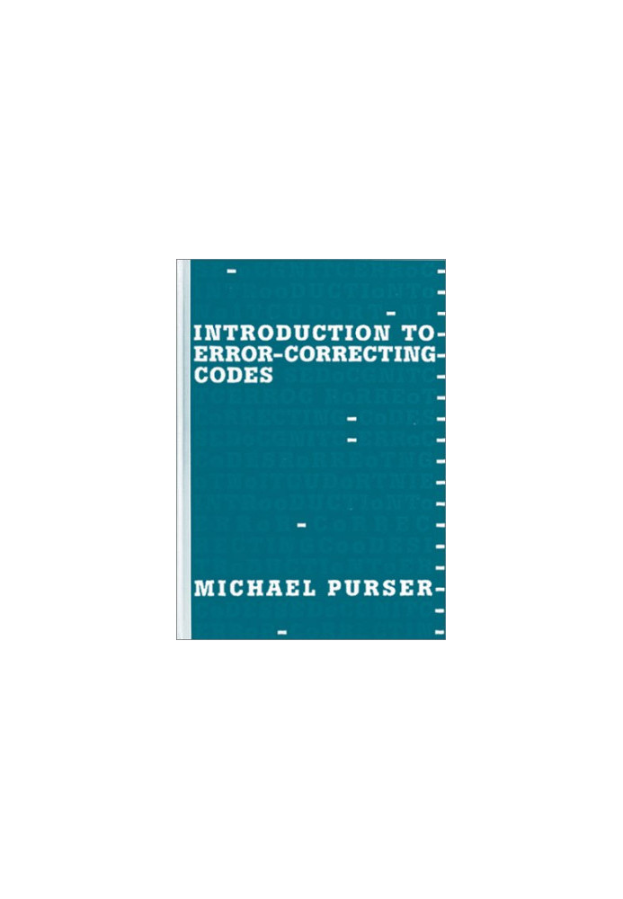 Introduction to Error Correcting Codes (Artech House Telecommunications Library)