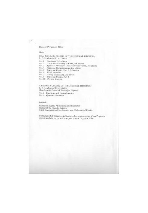 Course of Theoretical Physics, Volume 8, Volume 8, Second Edition: Electrodynamics of Continuous Media