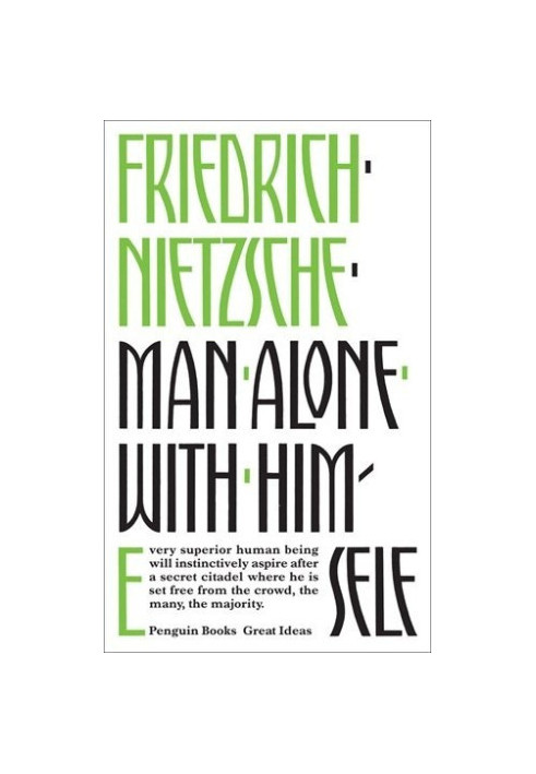 Man Alone With Himself