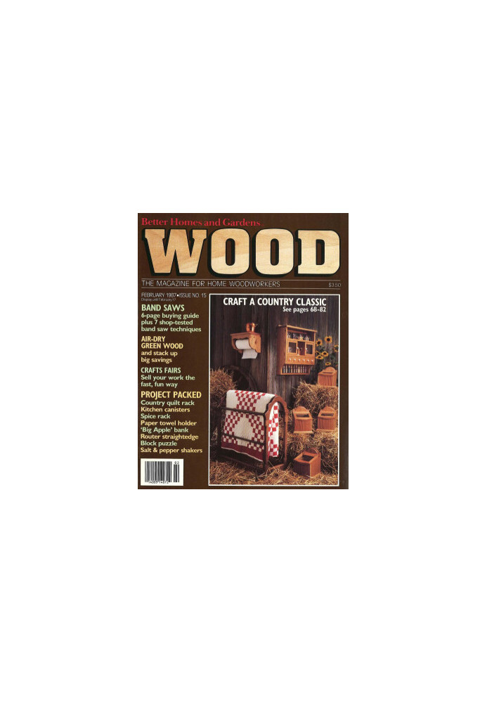 Wood - The Magazin for Home Woodworkers (02-1987 Issue 15)