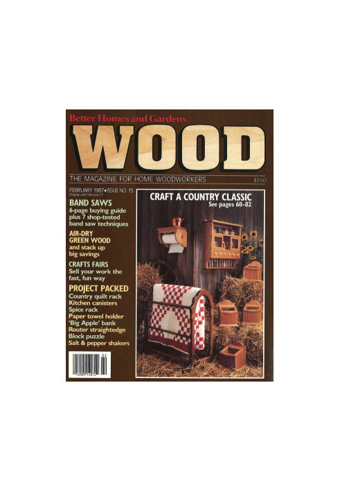 Wood - The Magazin for Home Woodworkers (02-1987 Issue 15)