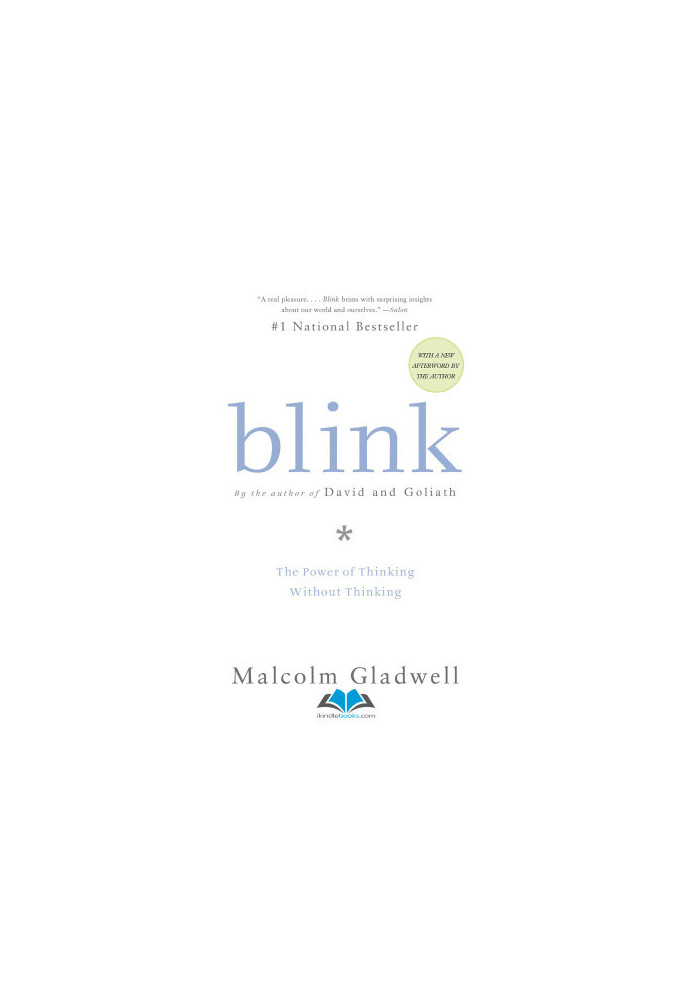 Blink: The Power of Thinking Without Thinking