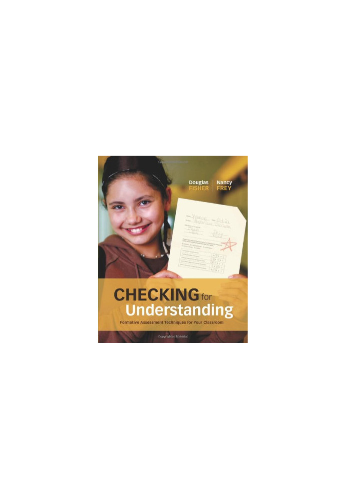 Checking for Understanding: Formative Assessment Techniques for Your Classroom