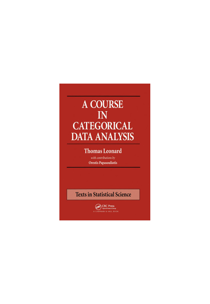 A course in categorical data analysis