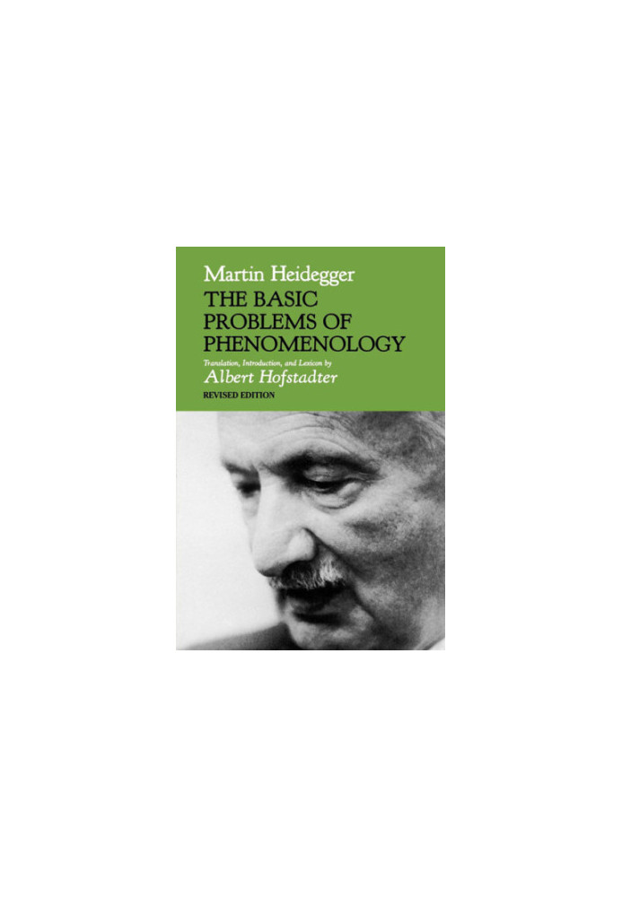 The Basic Problems of Phenomenology