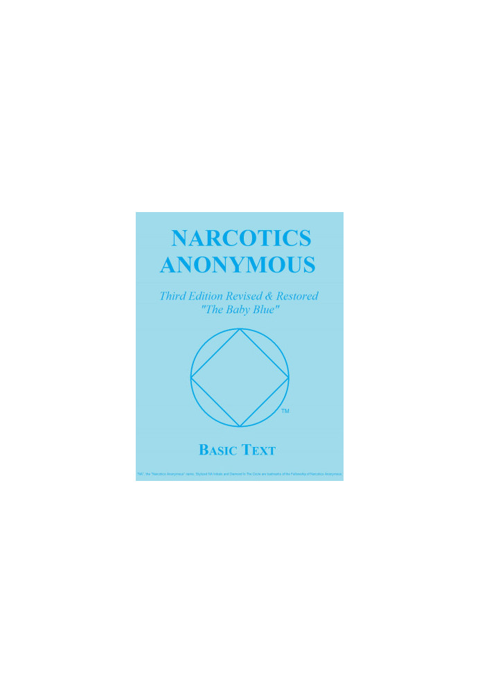 Narcotics Anonymous "The Baby Blue" Basic Text