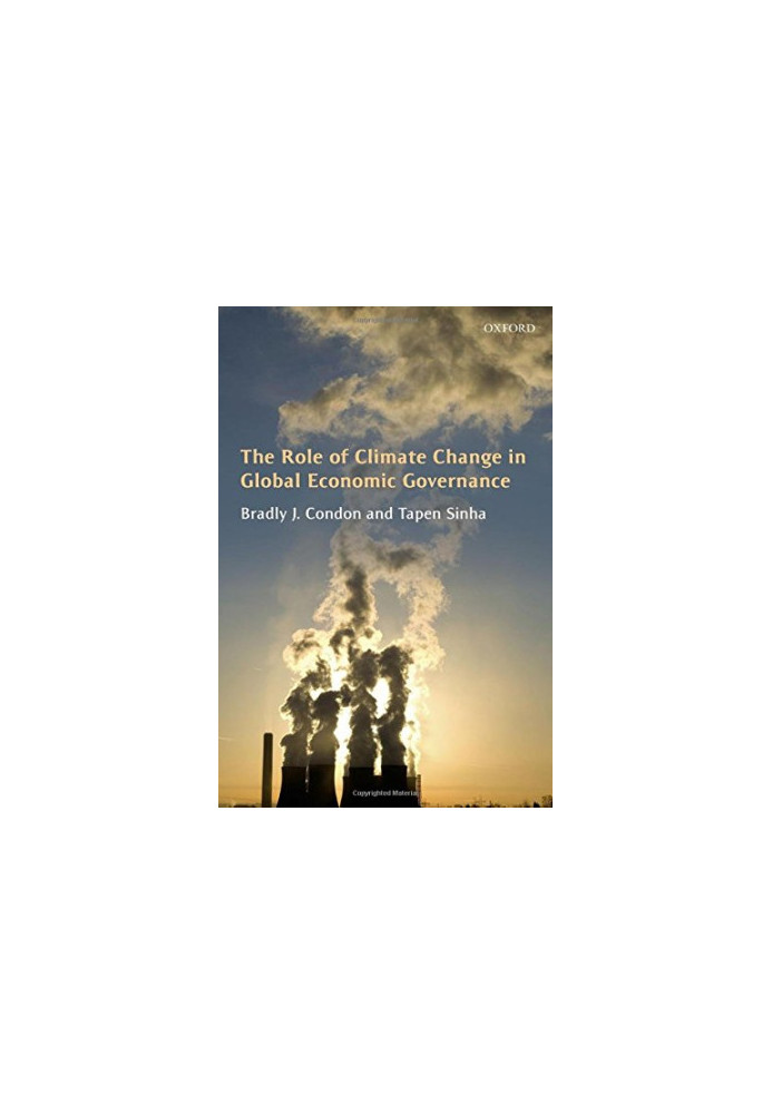 The role of climate change in global economic governance