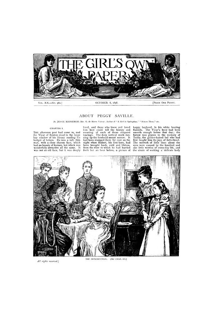 The Girl's Own Paper, Vol. XX, № 980, 8 жовтня 1898 р