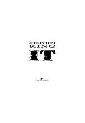 STEPHEN KING NEW COVER SERIES No. 13 IT