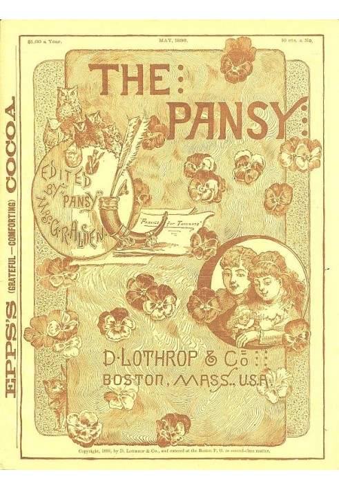 Журнал Pansy, май 1886 г.