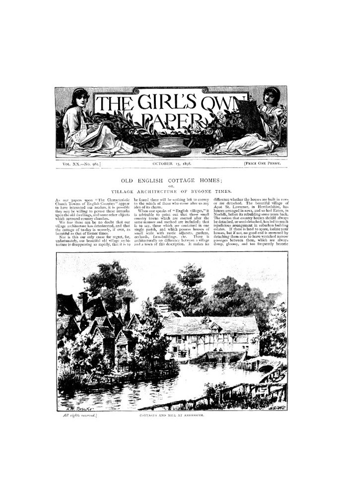 The Girl's Own Paper, Vol. XX, № 981, 15 жовтня 1898 р