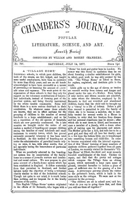 Chambers's Journal of Popular Literature, Science, and Art, No. 707, July 14, 1877