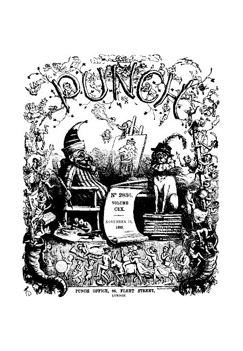 Панч, або Лондонський чаріварі, том. 109, 16 листопада 1895 р