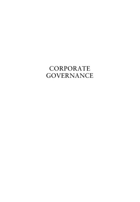 Corporate Governance: A Synthesis of Theory, Research, and Practice