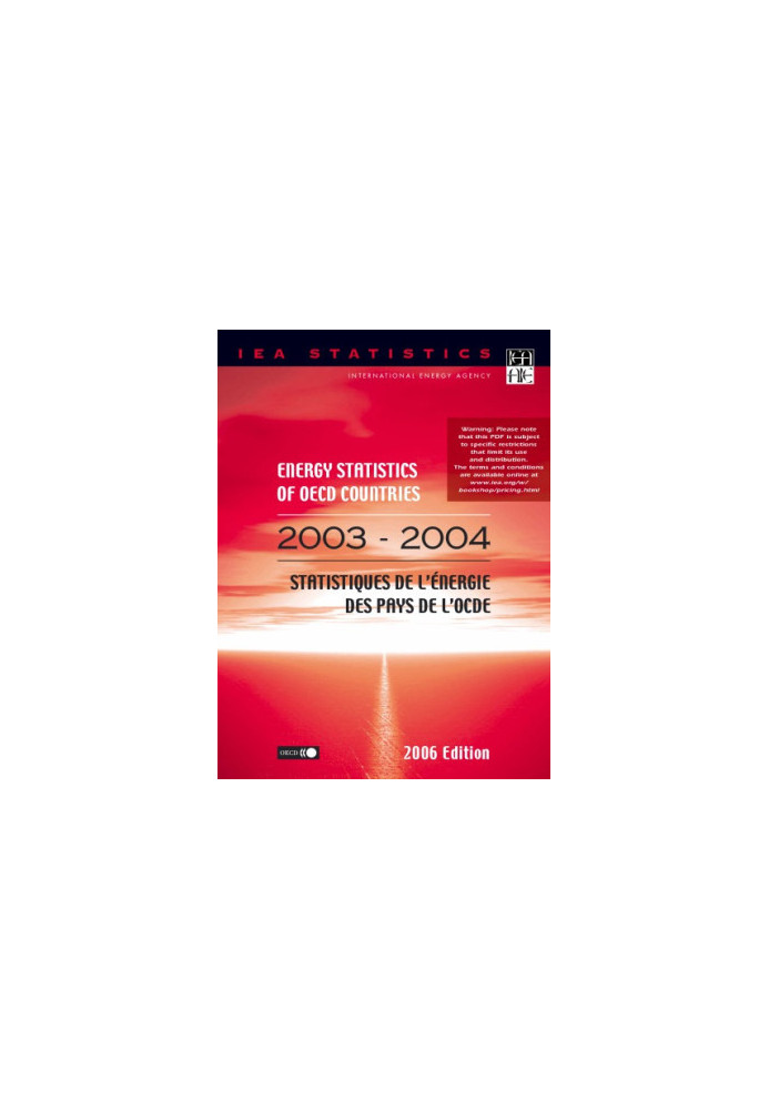 Energy Statistics of OECD Countries : 2003/2004.