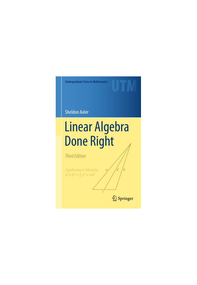 Linear Algebra Done Right, Third Edition