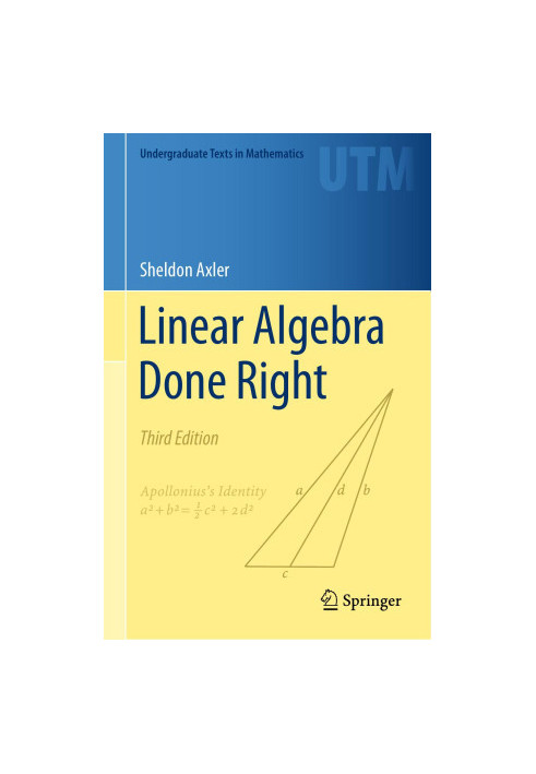 Linear Algebra Done Right, Third Edition