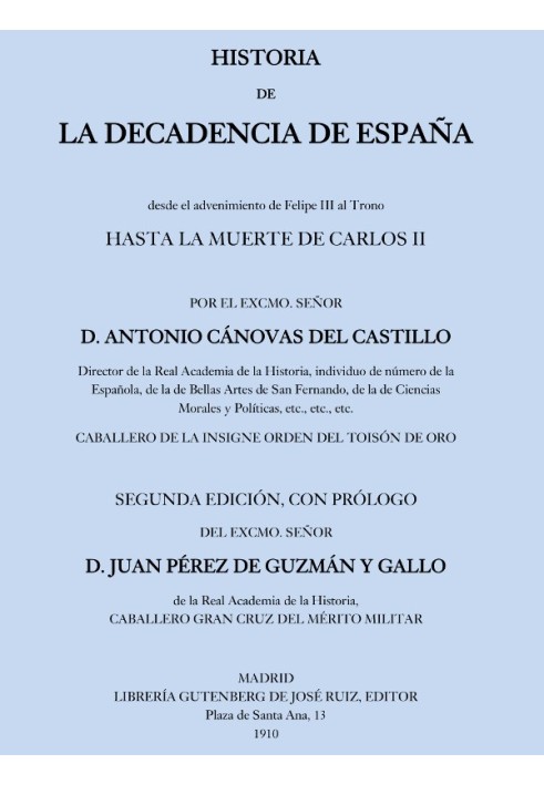 History of the decline of Spain