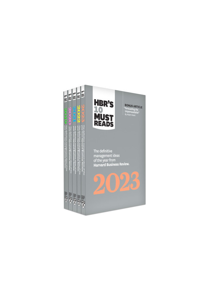 5 Years of Must Reads from HBR: 5 Books (HBR's 10 Must Reads), 2023th Edition