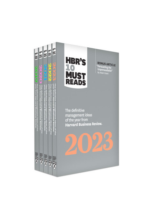 5 Years of Must Reads from HBR: 5 Books (HBR's 10 Must Reads), 2023th Edition