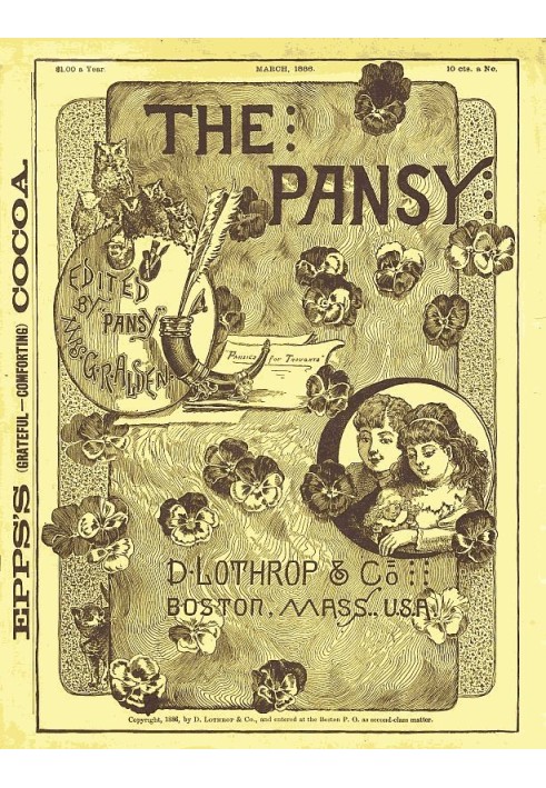 The Pansy Magazine, March 1886