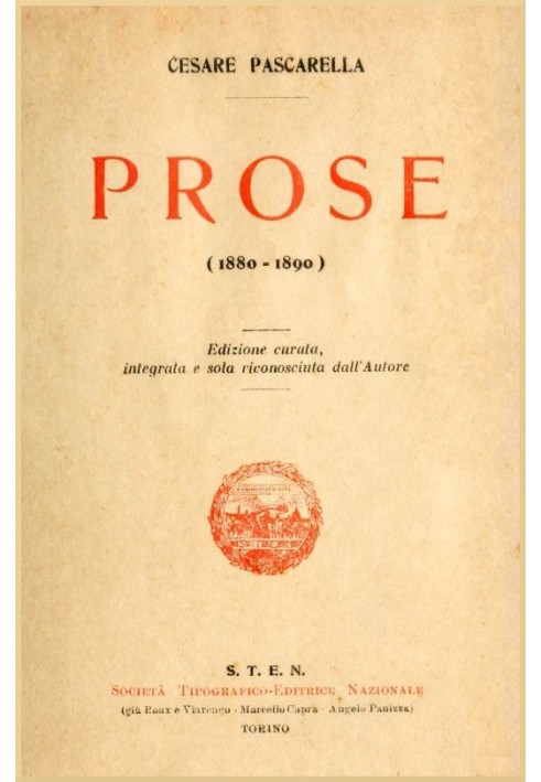 Prose (1880-1890)