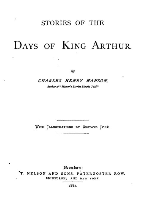 Stories of the Days of King Arthur