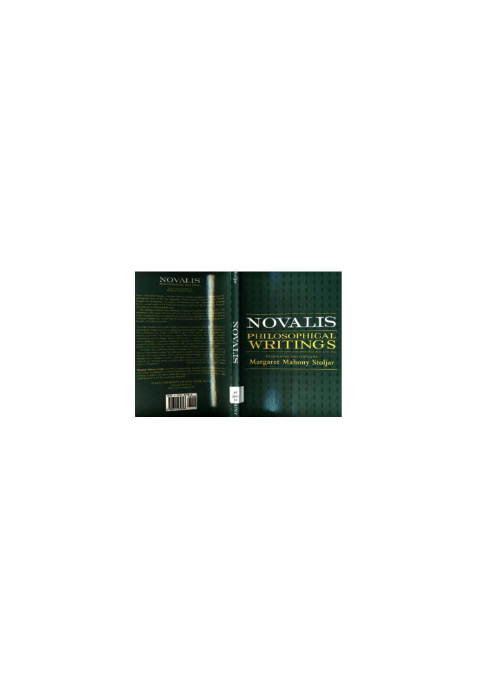 Novalis: Philosophical Writings